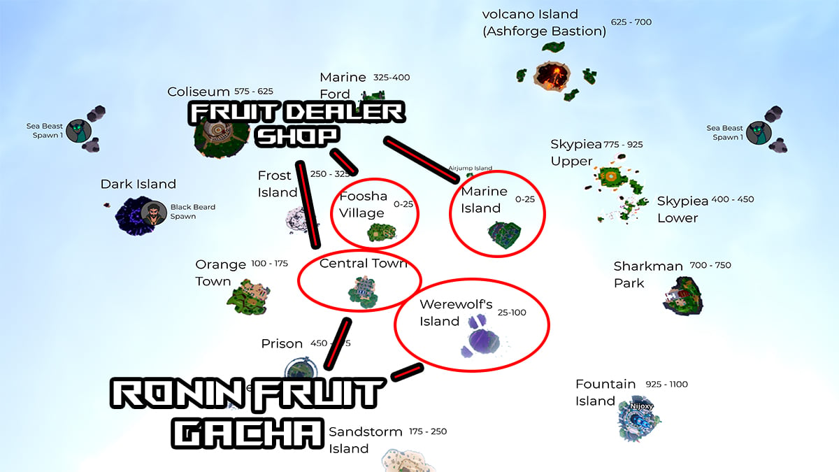 Como obter frutas em mares vox