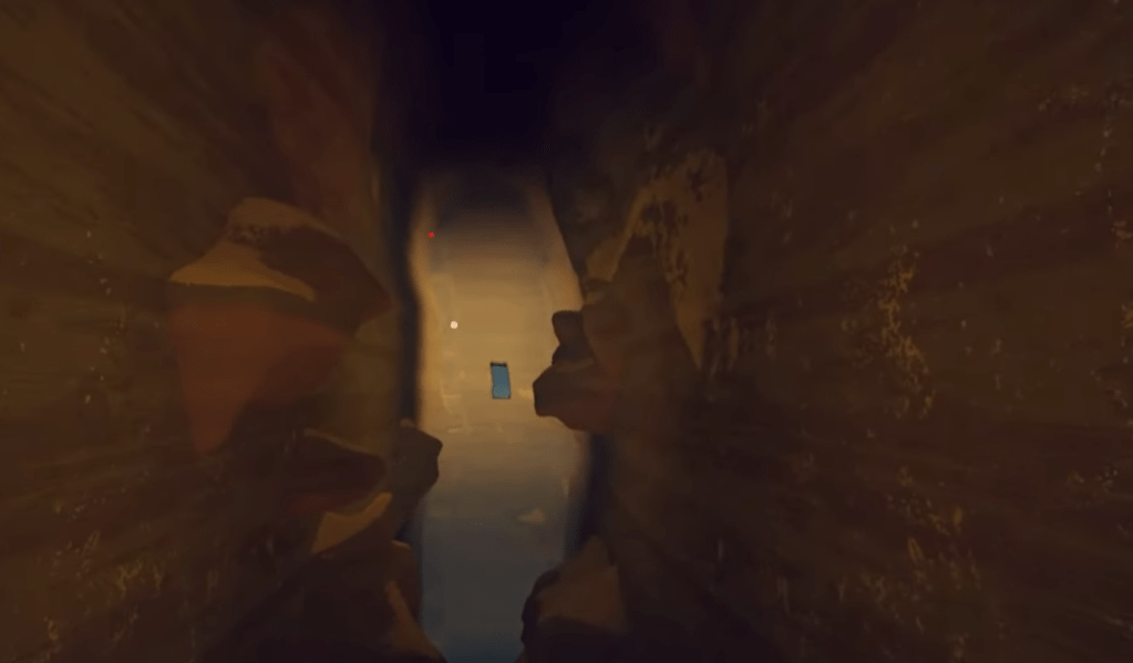 O abismo na tumba no pico