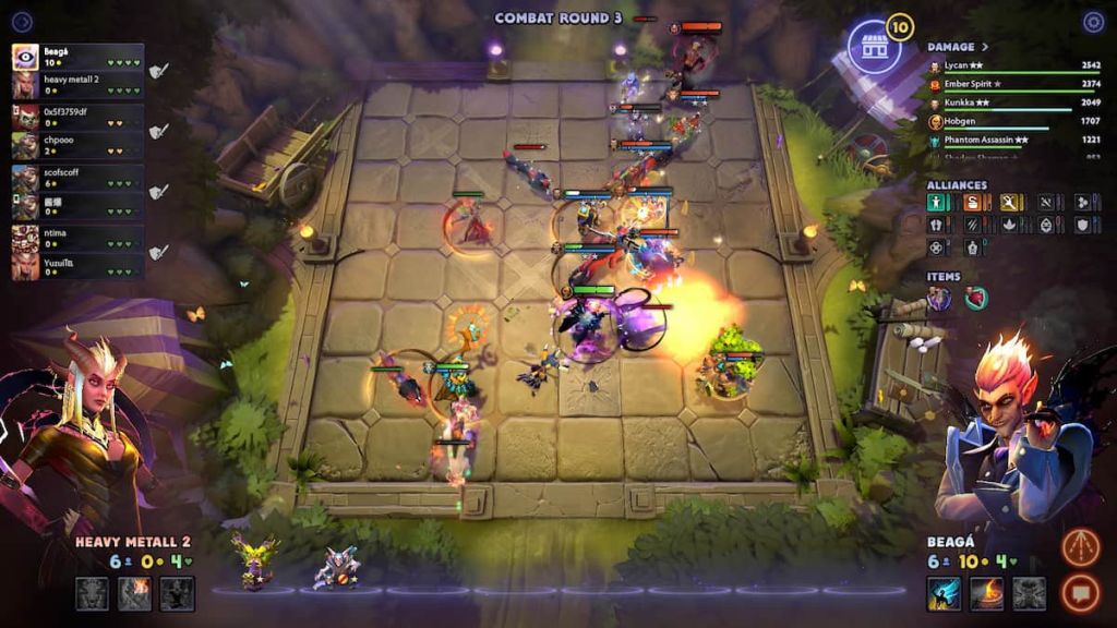 Um DOTA subordina o quadro com unidades em combate.