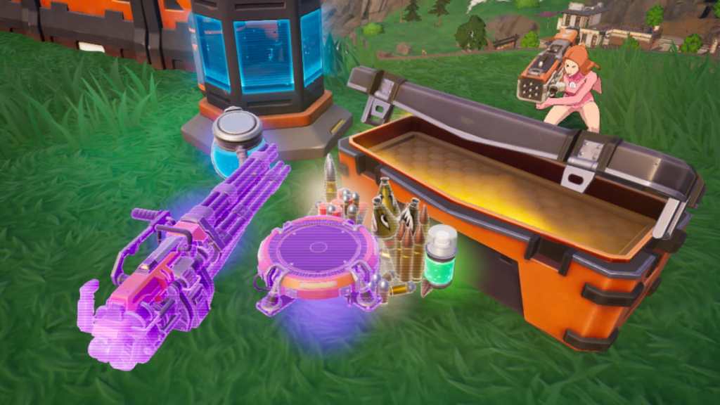 Loot cair do baú de oxr em Fortnite