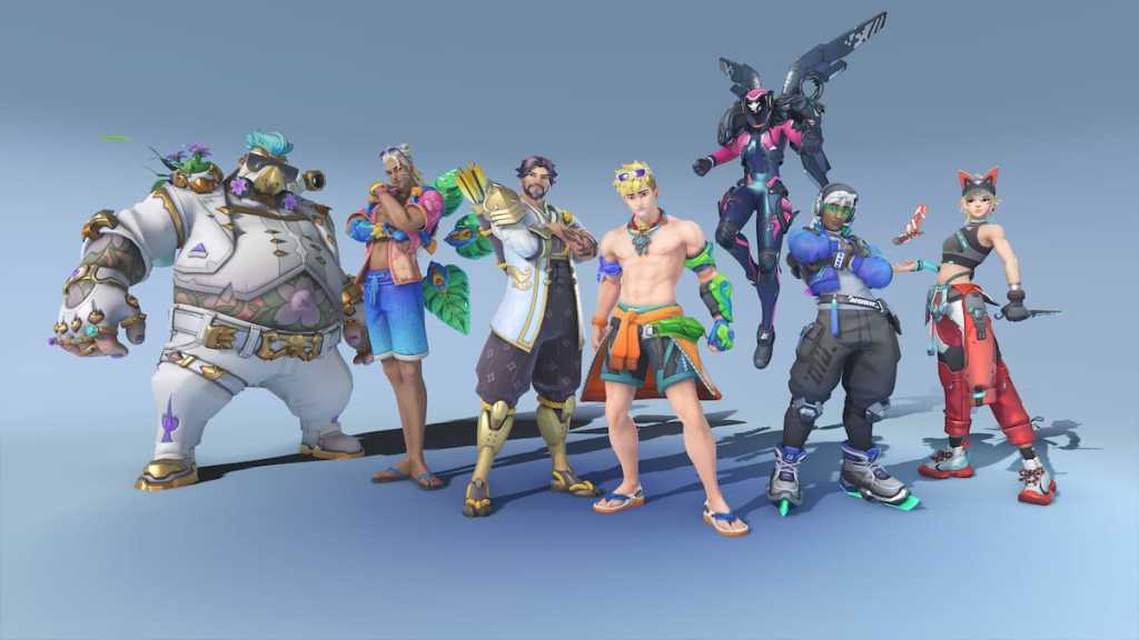 Skins de passe de batalha da 18ª temporada de OW2
