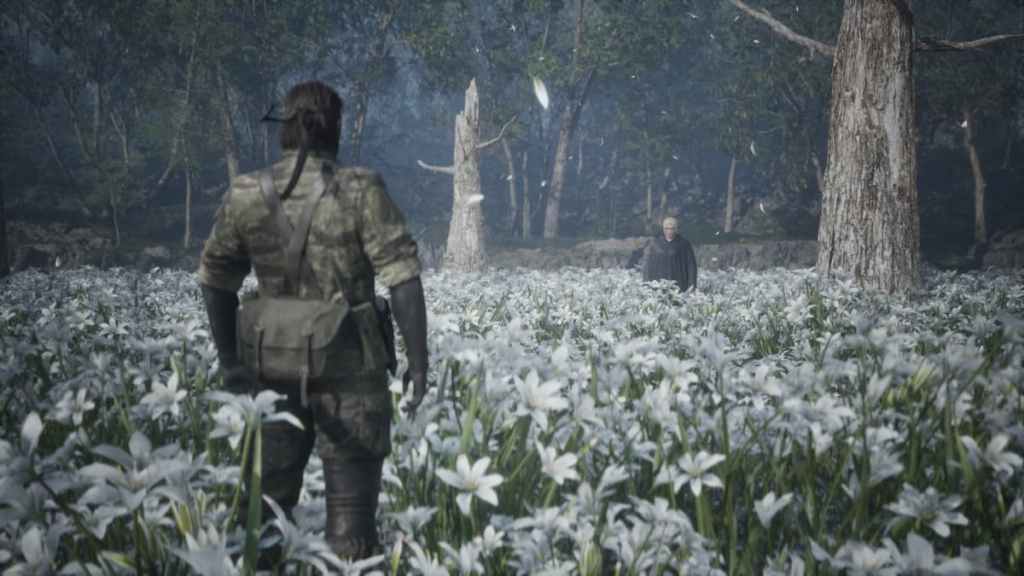 Snake enfrenta vs. o chefe no MGS Delta Snake Eater