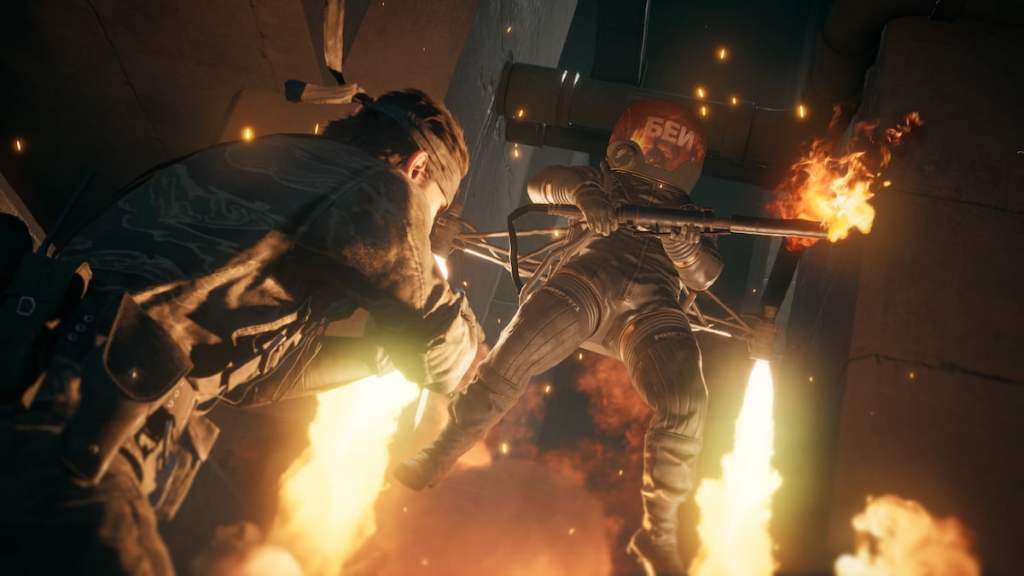 Snake vs. The Fury no MGS Delta Snake Eater