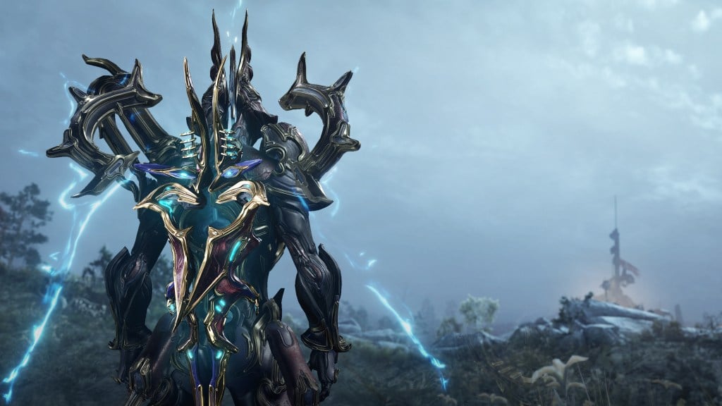 Caliban Prime e sua assinatura Syandana.