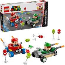 Lego Mario Kart - Baby Mario vs. Baby Luigi