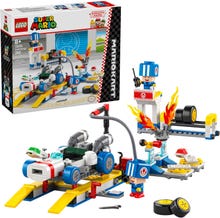 Lego Mario Kart - garagem do sapo