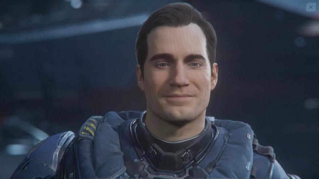 Henry Cavill interpretando um personagem de astronauta em Star Citizen.