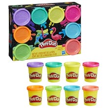 Play-Doh Neon Colors 8 pacote de latas de 2 onças