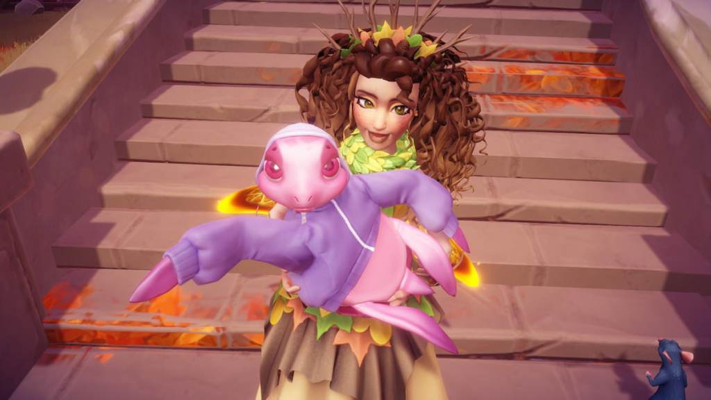 Tartaruga de embaraços no vale Disney Dreamlight