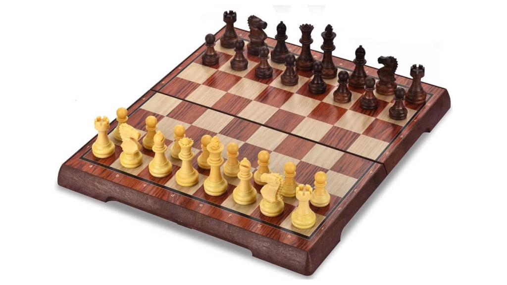 Uma mesa de xadrez