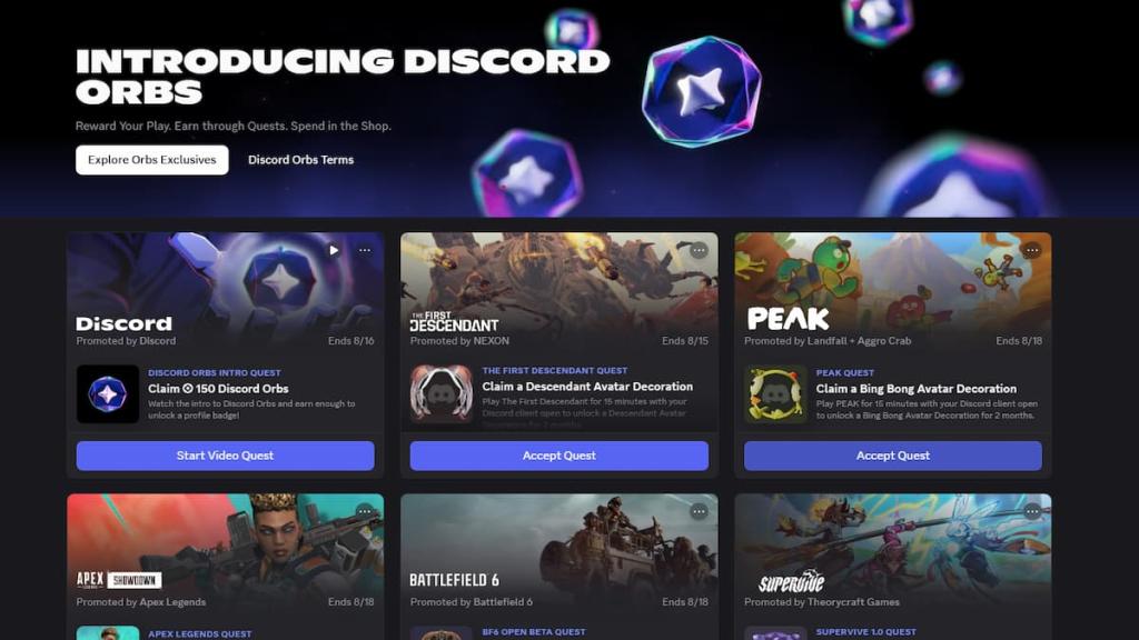 Peak Discord Quest