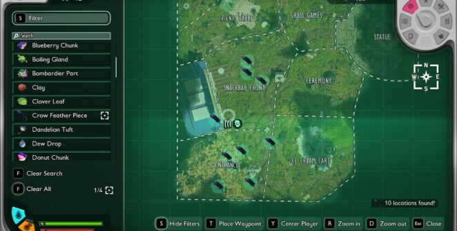 Onde encontrar pedaços de penas de corvo em aterramento 2