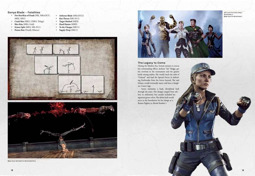 Sonya Blade Fatalities in Mortal Kombat: vitória sem falhas