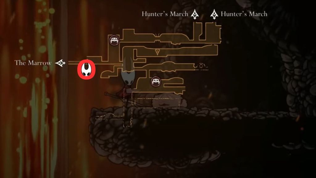 Falta de pulga em docas profundas em Hollow Knight Silksong