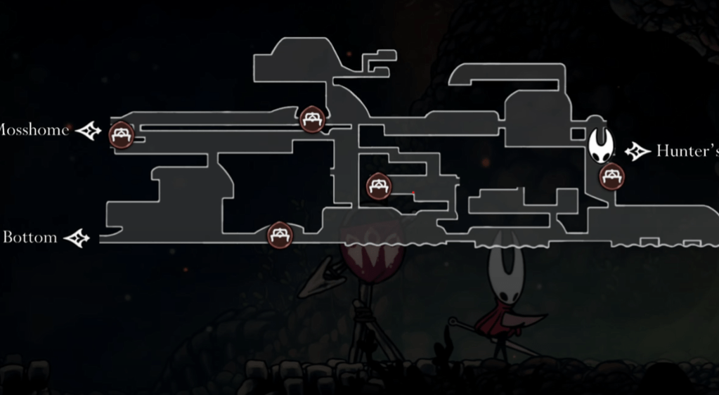 Localização de Hornet fora da marcha de Hunter em Hollow Knight Silksong