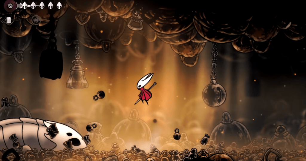 BEASTE BEASTA atacando o jogador em Hollow Knight Silksong