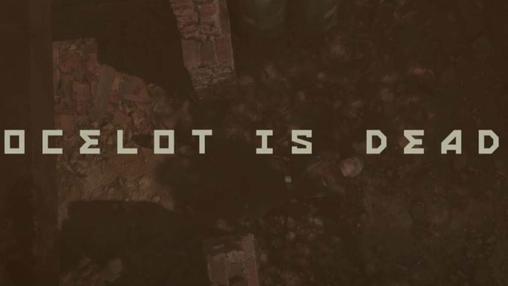 A morte de Ocelot desencadeia um paradoxo do tempo em Delta Metal Gear Solid