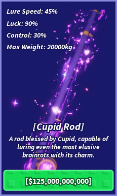 Cupido Rod do peixe Uma experiência de roblox Brainrot.
