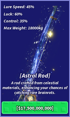 Haste astral do peixe Uma experiência de roblox Brainrot.