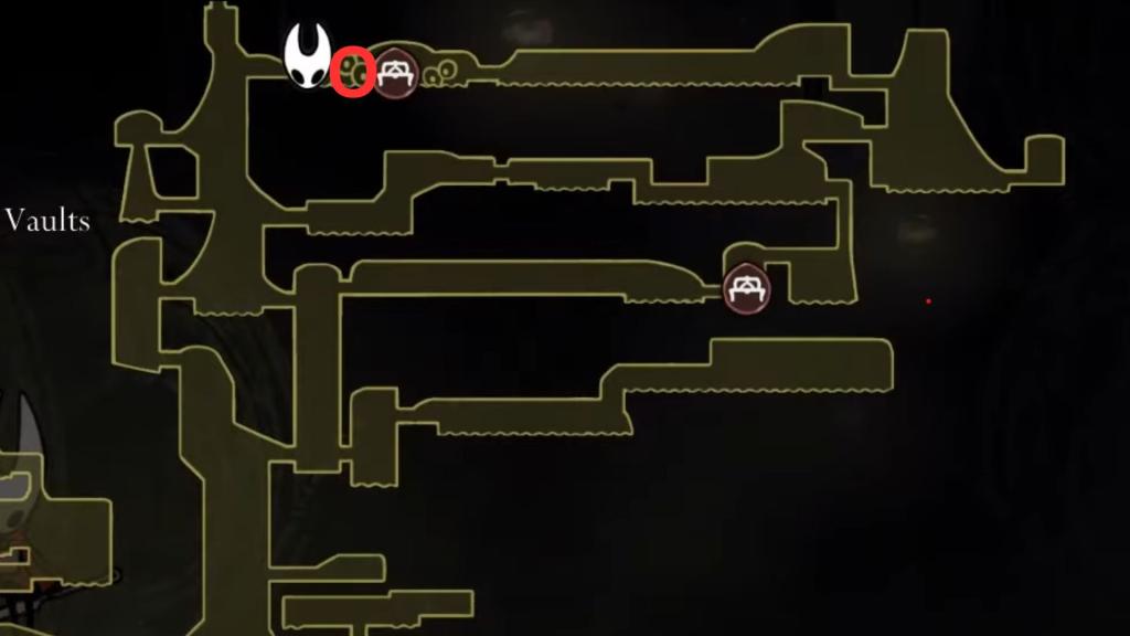Localização da alma de Seeker em Hollow Knight Silksong