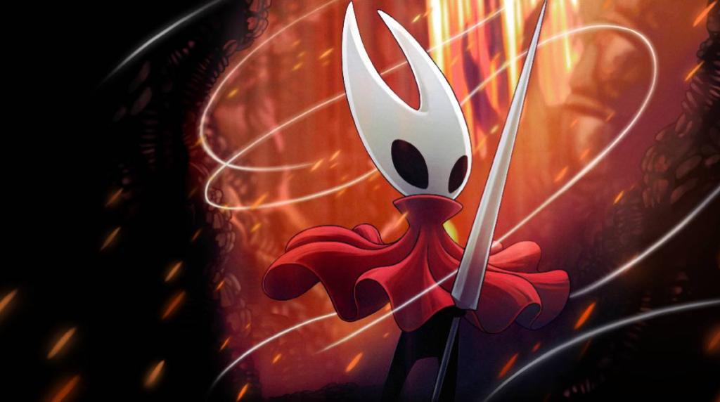 Obras de arte promocionais para Hollow Knight Silkonges mostram Hornet contra um fundo sombrio