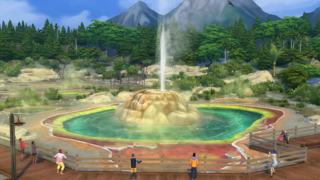 Um gêiseador no Sims 4