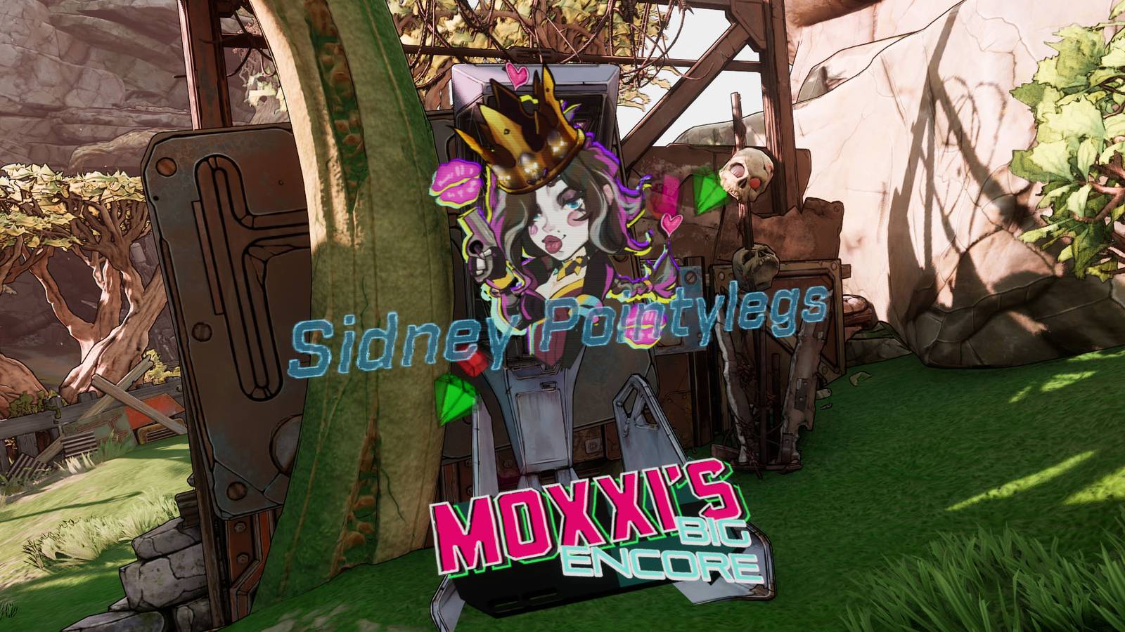 Um sinal para o grande bis de Moxxi em Borderlands 4.