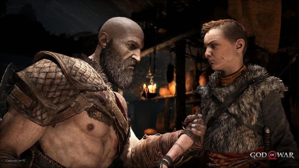 Uma cena de God of War para o convés do vapor