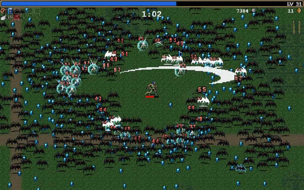 Captura de jogos de jogabilidade de sobreviventes de vampiros