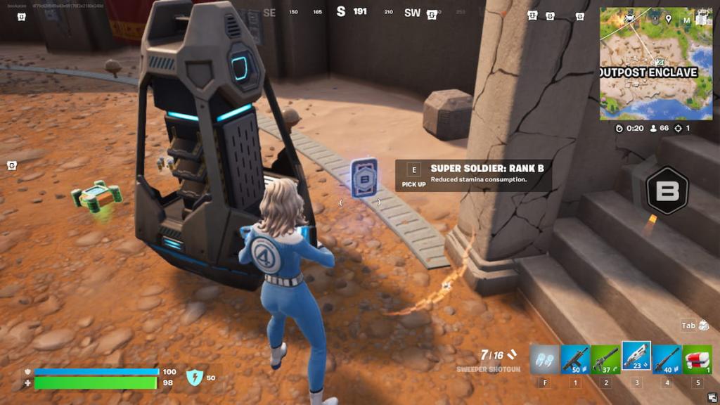 Olhando para Boon em Fortnite