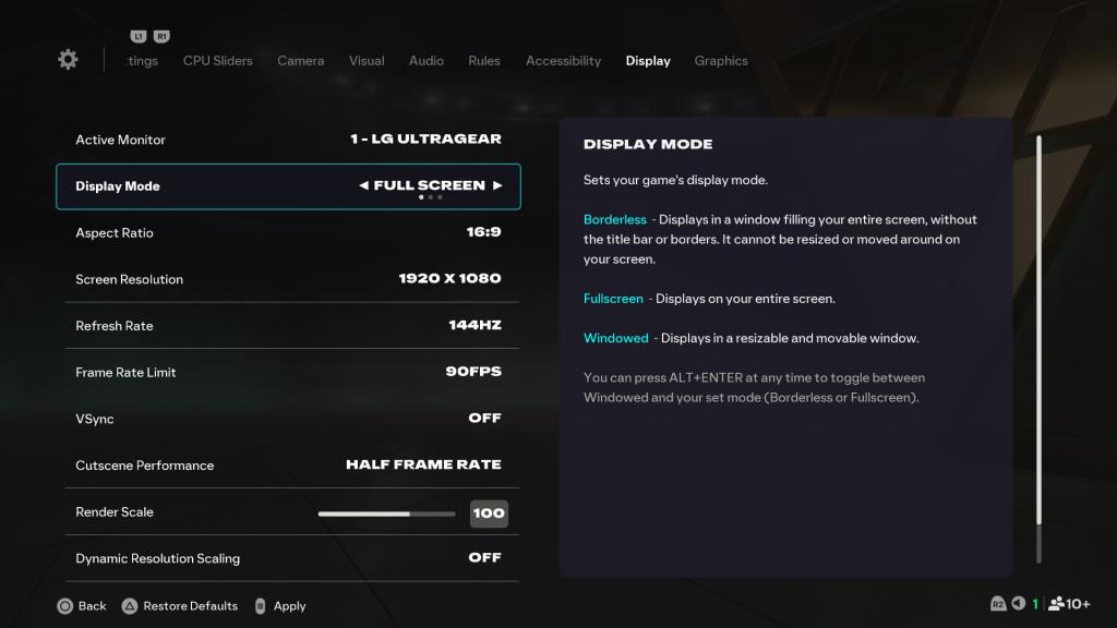 Melhores configurações de exibição no FC 26
