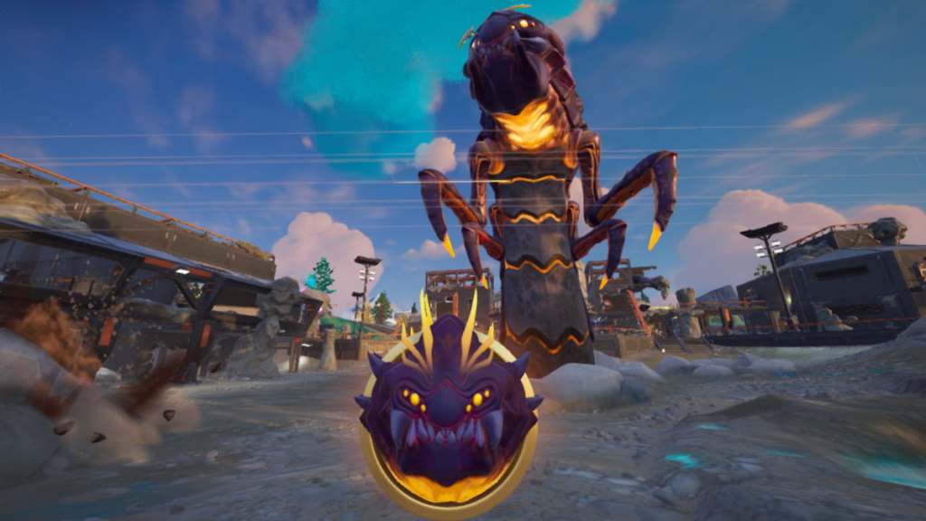 Um medalhão pelo inseto da rainha em Fortnite