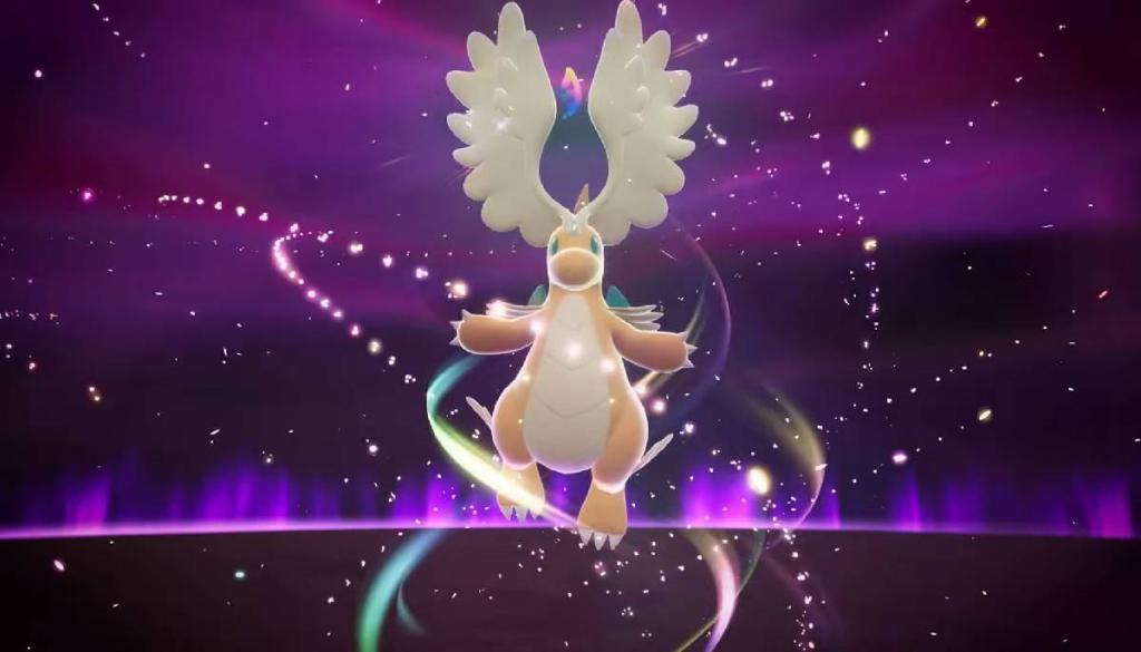 Uma captura de tela mostra a estréia de Mega Dragonite