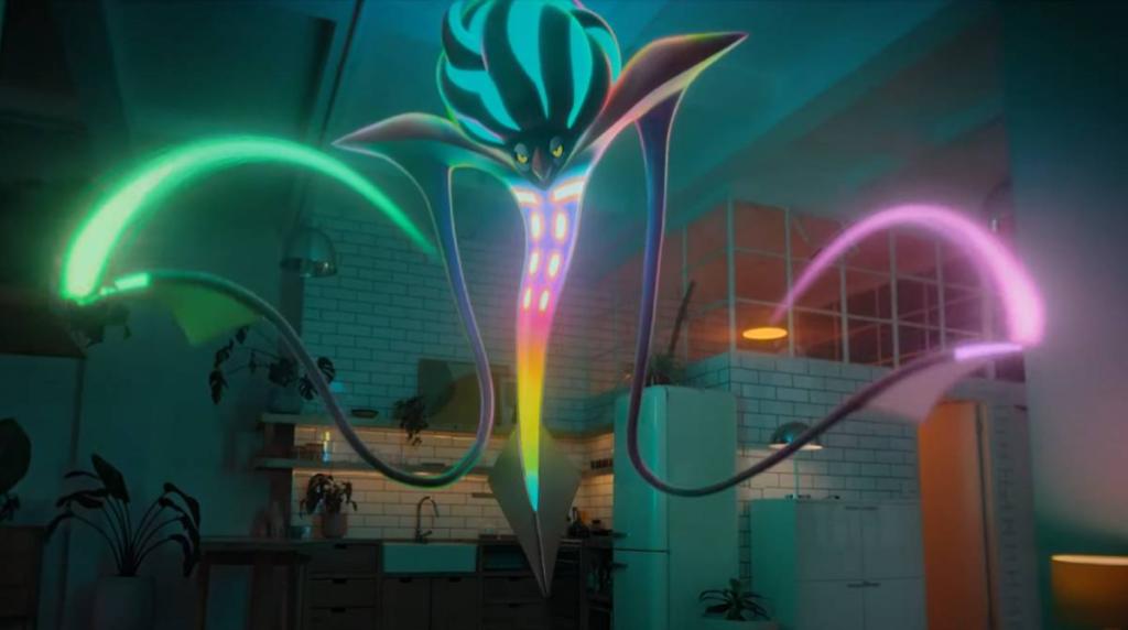 Mega Malamar aparece em uma cozinha de apartamento