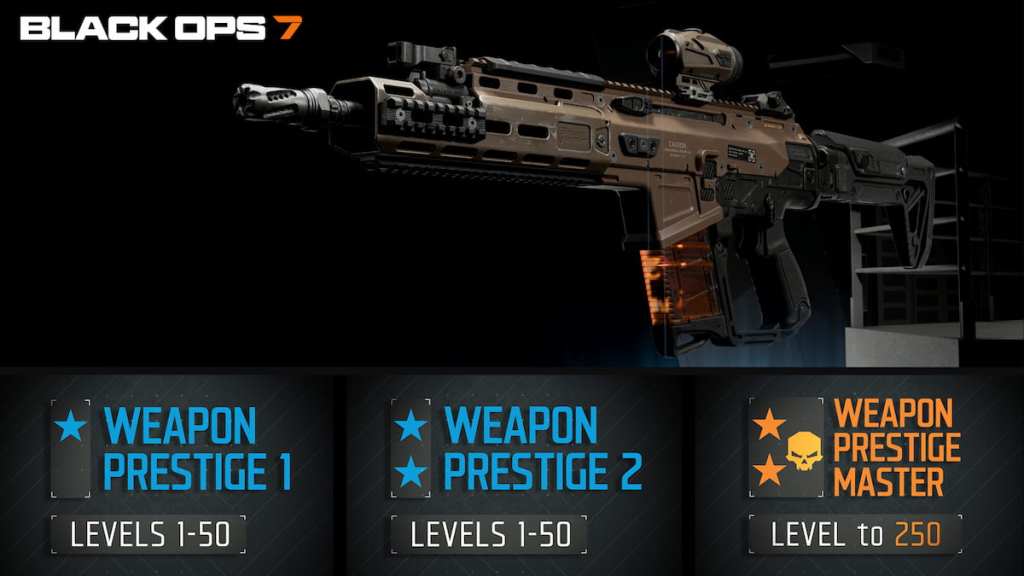 Prestige de arma BO7