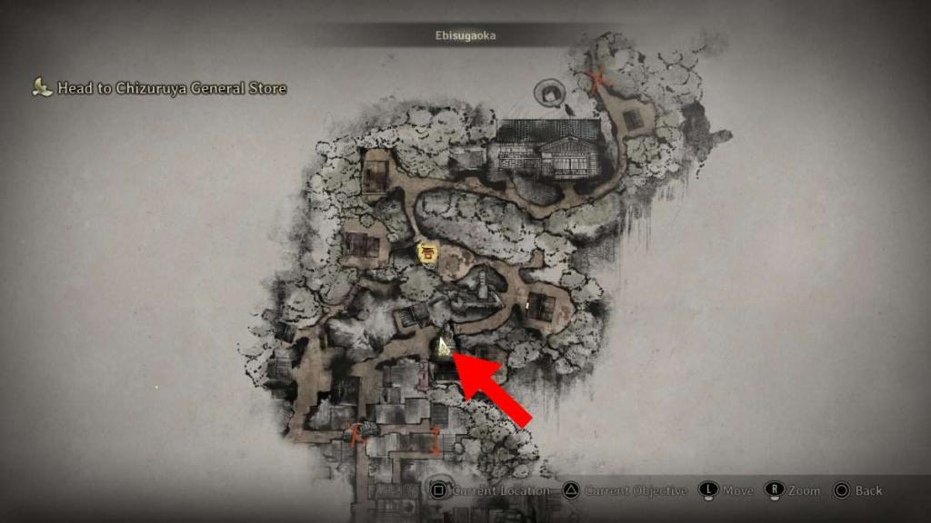 Primeira estátua de jizo no mapa Silent Hill F