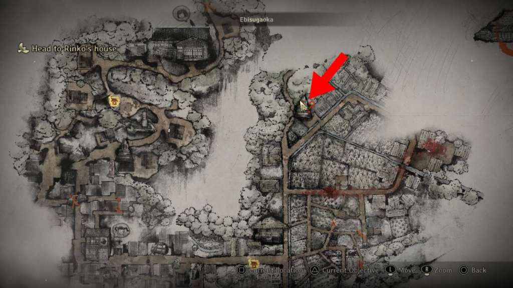 Segunda estátua de jizo no mapa Silent Hill F