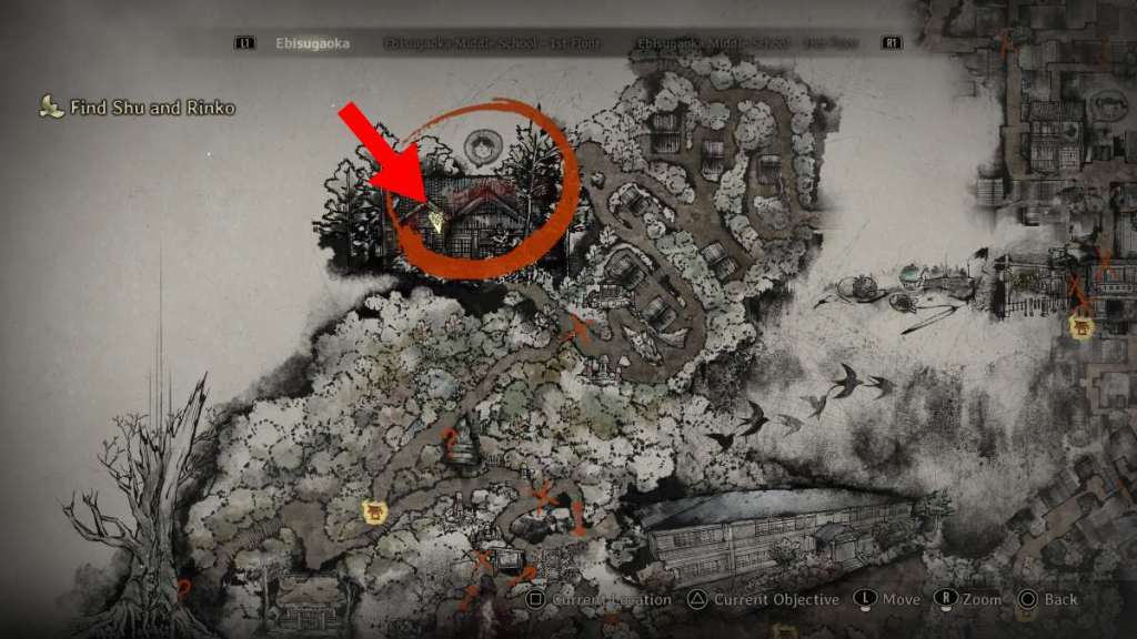 Quarta Estátua de Jizo Oferta no mapa Silent Hill F