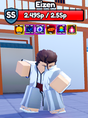 EIZEN Secret Boss da Experiência Eterna do Anime Eternal.