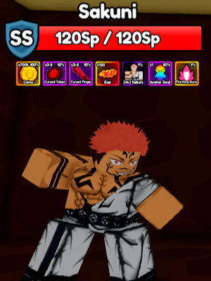 Sakuni Secret Boss da Experiência Eterna do Anime Eternal.