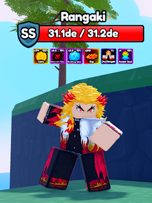 Rangaki Secret Boss da Experiência Eterna do Anime Eternal.