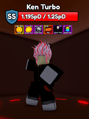 Ken Turbo Secret Boss da Experiência Eterna do Anime Eternal.