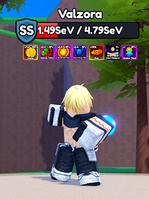 Valzora Secret Boss da Experiência Eterna do Anime Eternal.