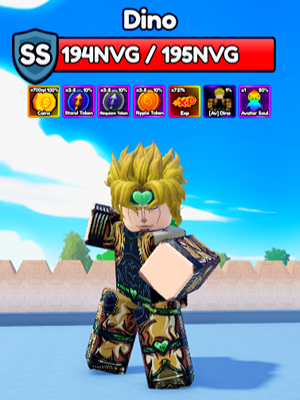 Dino Secret Boss da Experiência Eterna do Roblox eterna.