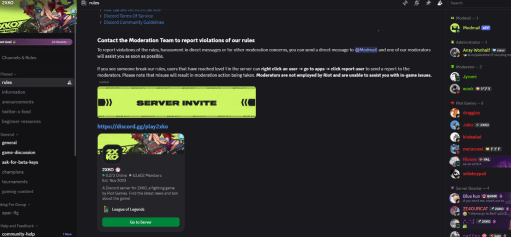 Discord 2xko oficial