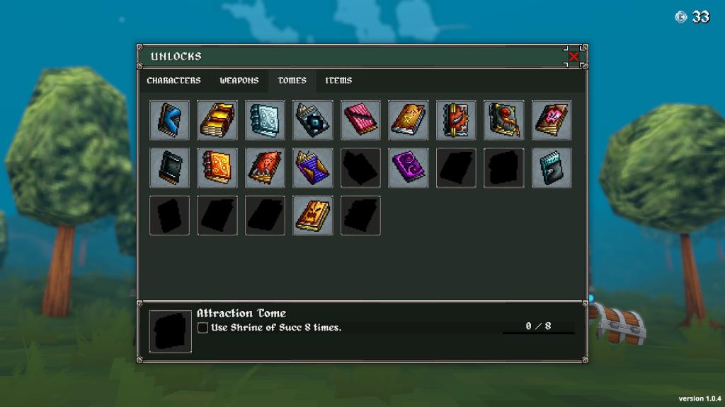 Tomes em Megabonk