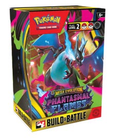 X10 Flames Phantasmal Build & Battle Box (exibição) - ME02: Flames fantasmais (PFL)