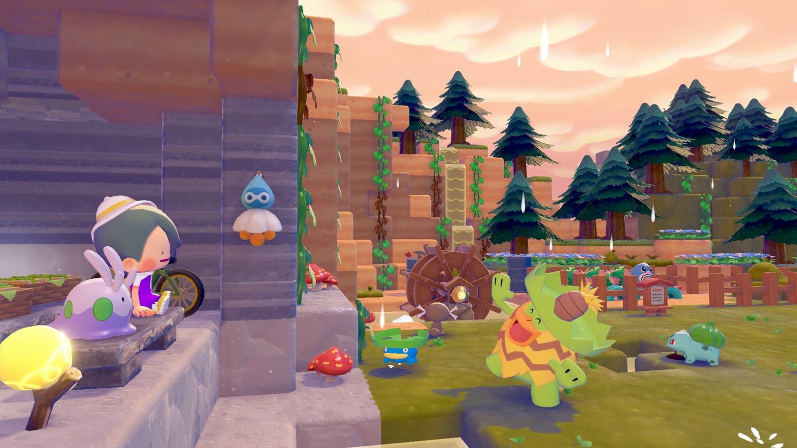 Uma captura de tela de Pokémon Pokopia