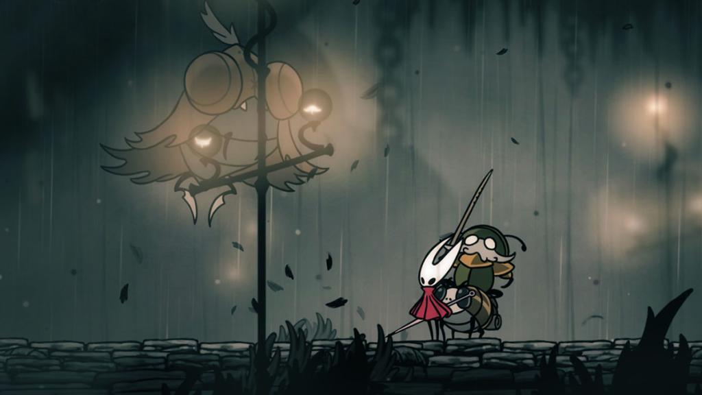 O chefe da Moorwing, como visto em Hollow Knight: Silksong.