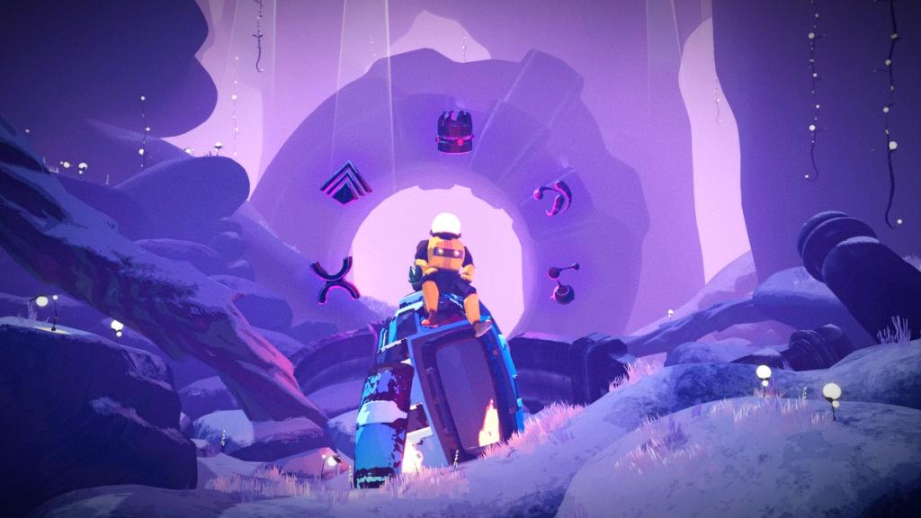 A tela oficial do Risk of Rain 2 Atualmente.